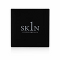 O Cosmedics 1SKIN BLUR Finishing Powder 6g in black square compact with silver 1SKIN branding, translucent soft matte face powder.