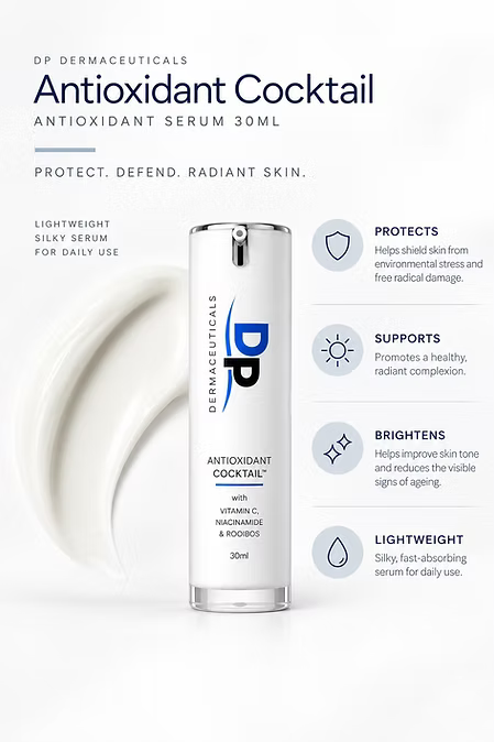 DP Dermaceuticals Antioxidant Cocktail | Antioxidant Serum 30ml