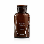 Ginger & Me Happy Australian Bath and Foot Soak 500g in amber glass bottle