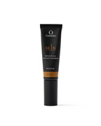 O Cosmedics 1SKIN Natural Fusion Treatment Foundation in Bronze #600, 30mL black tube, front view on a white background.