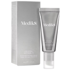 Medik8 Crystal Retinal 6 Night Serum 30ml silver tube with original product packaging, featuring a vitamin A retinal skincare formula.