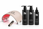 EXO-GROW Complete Hair and Scalp System Bundle with O Cosmedics LED device, EXO-GROW Shampoo 300ml, Conditioner 300ml and Exfoliating Scalp Mask 150ml.