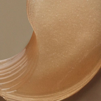 Close-up of the translucent, hydrating texture of Ginger & Me Hydra-Glow Eye Masks.