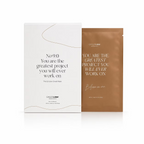 Ginger & Me Neurocosmedics B3 Glow Sheet Masks, with product packaging and sachets, included in the Hydration Hero Skincare Bundle.