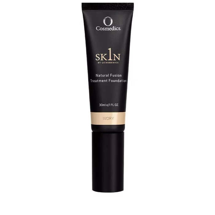 O Cosmedics 1SKIN Treatment Fusion Foundation 30mL in black tube 