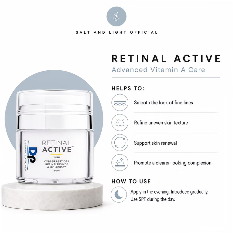 DP Dermaceuticals Vitamin Rich Repair 30ml skincare infographic highlighting product features and skin benefits.