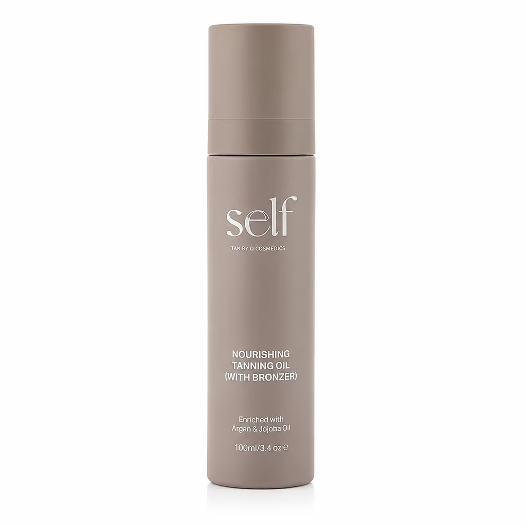 SELF Tan by O Cosmedics Tanning Body Oil 100ml bottle for a natural-looking, buildable tan