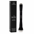 O Cosmedics 1SKIN The Ultimate Brush dual-ended makeup brush with original packaging for foundation, powder and bronzer application.
